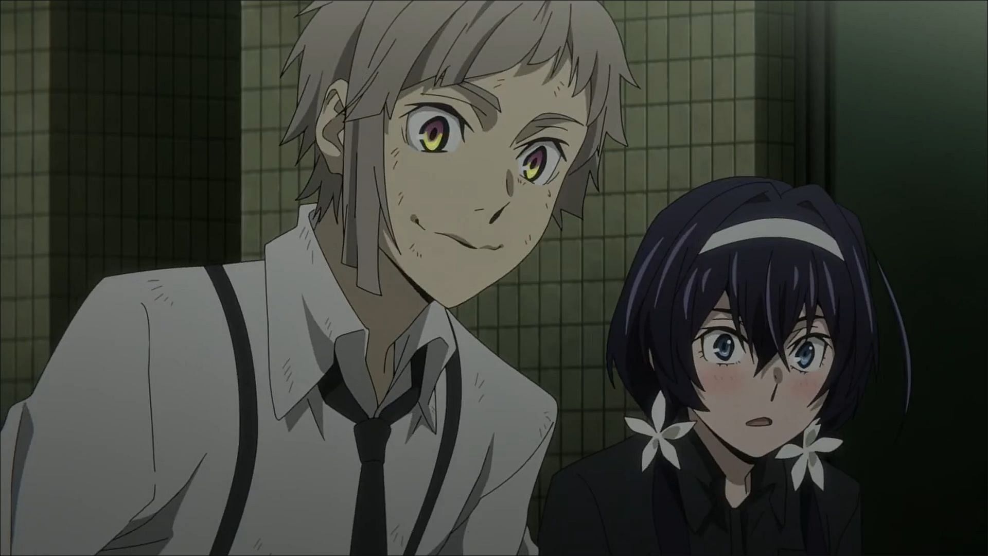 Atsushi and Kyoka as seen in Bungo Stray Dogs season 4 episode 10 (Image via BONES)